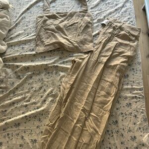 Abercrombie & Fitch Tan Two-Piece Set